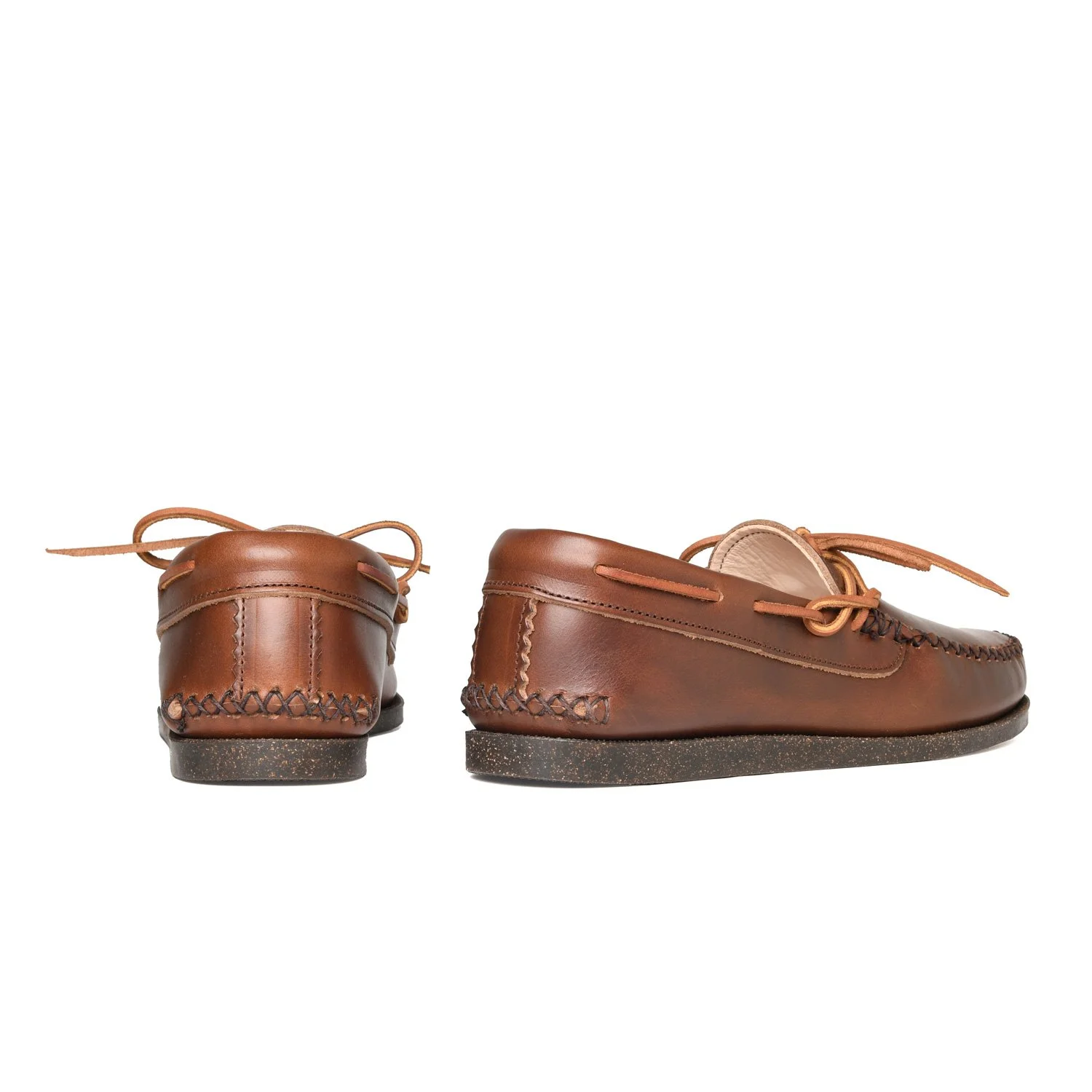 Canoe Moc w/ Camp Sole (Baseball Stitching) - Chromexcel Leather