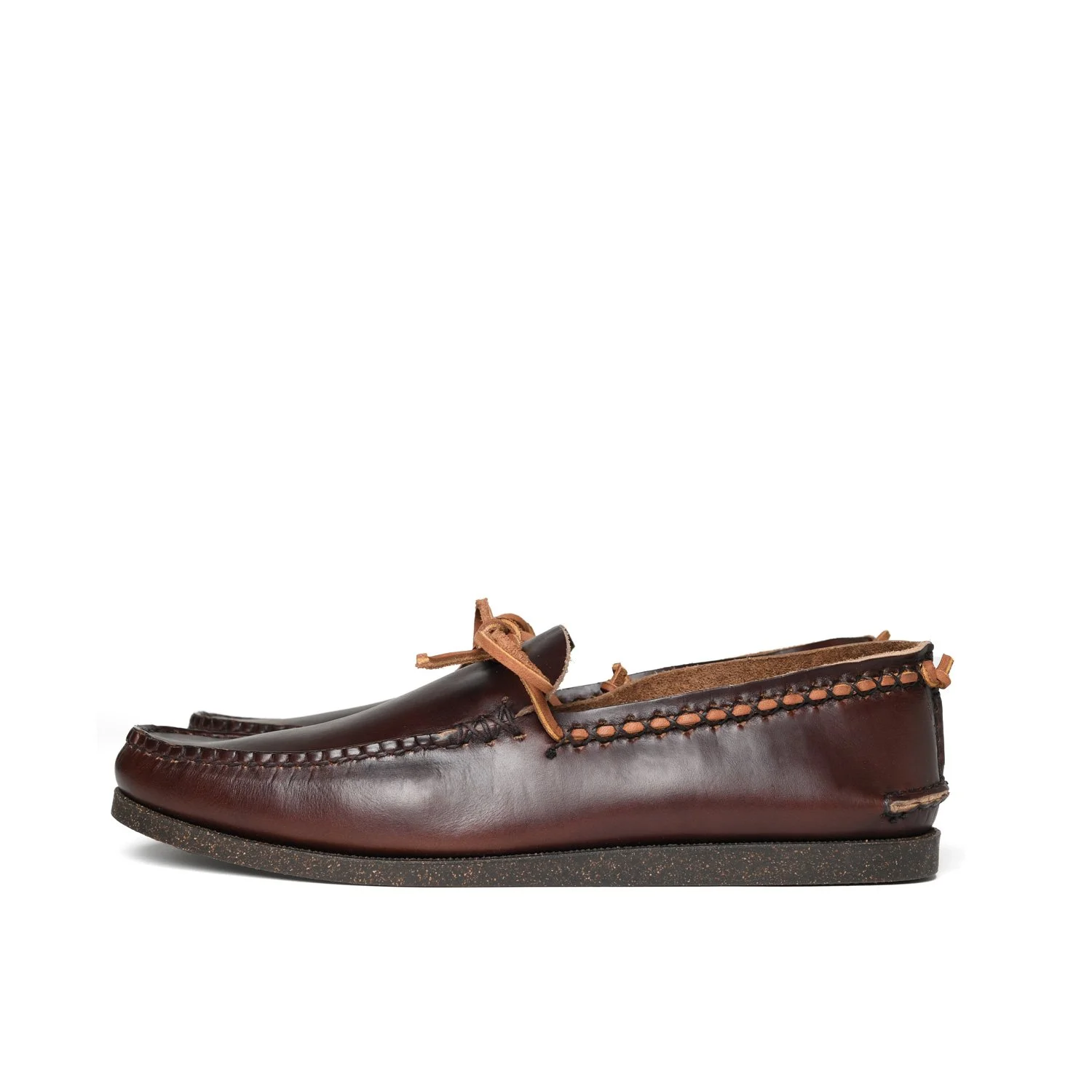 Handsewn Rawhide Moc - G Brown