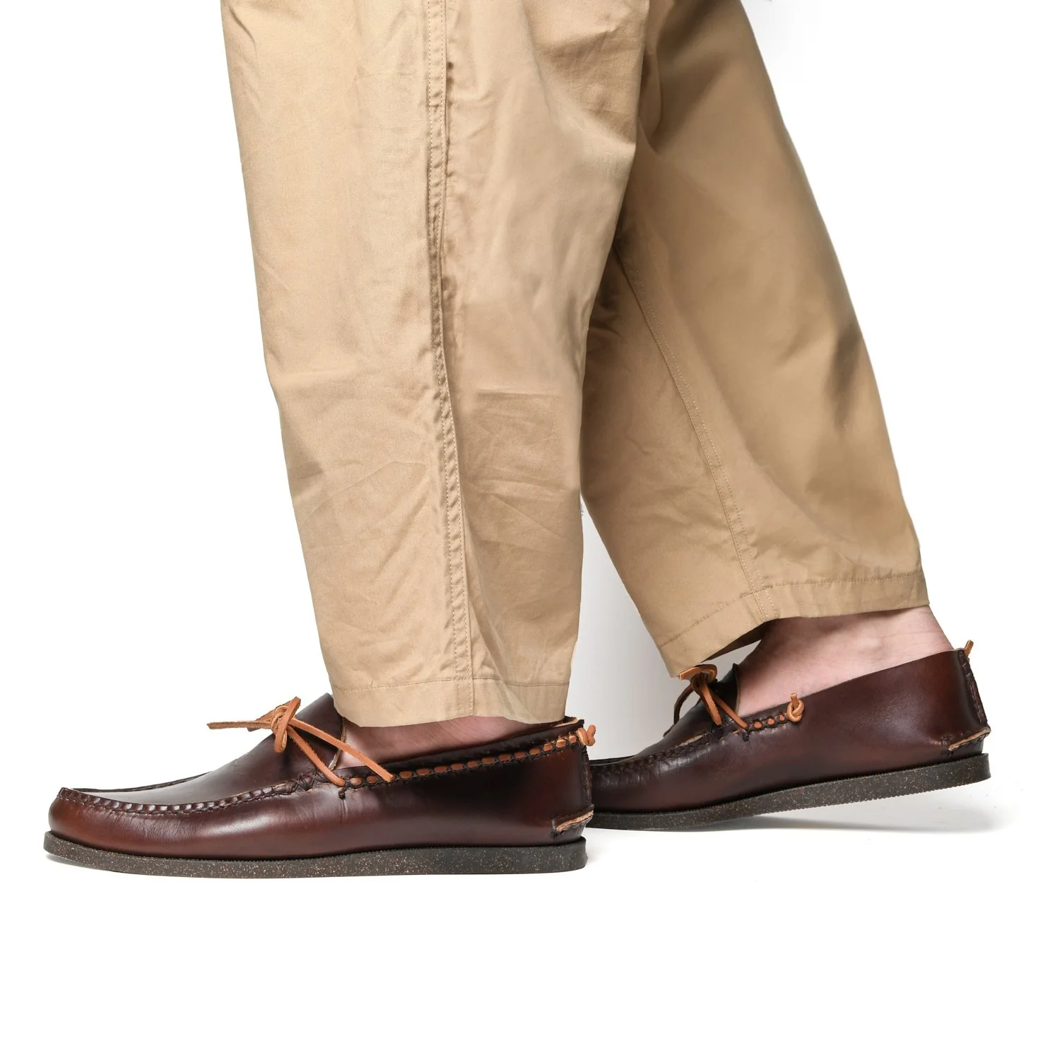 Handsewn Rawhide Moc - G Brown — YUKETEN Handsewn Rawhide Moc - G Brown — YUKETEN