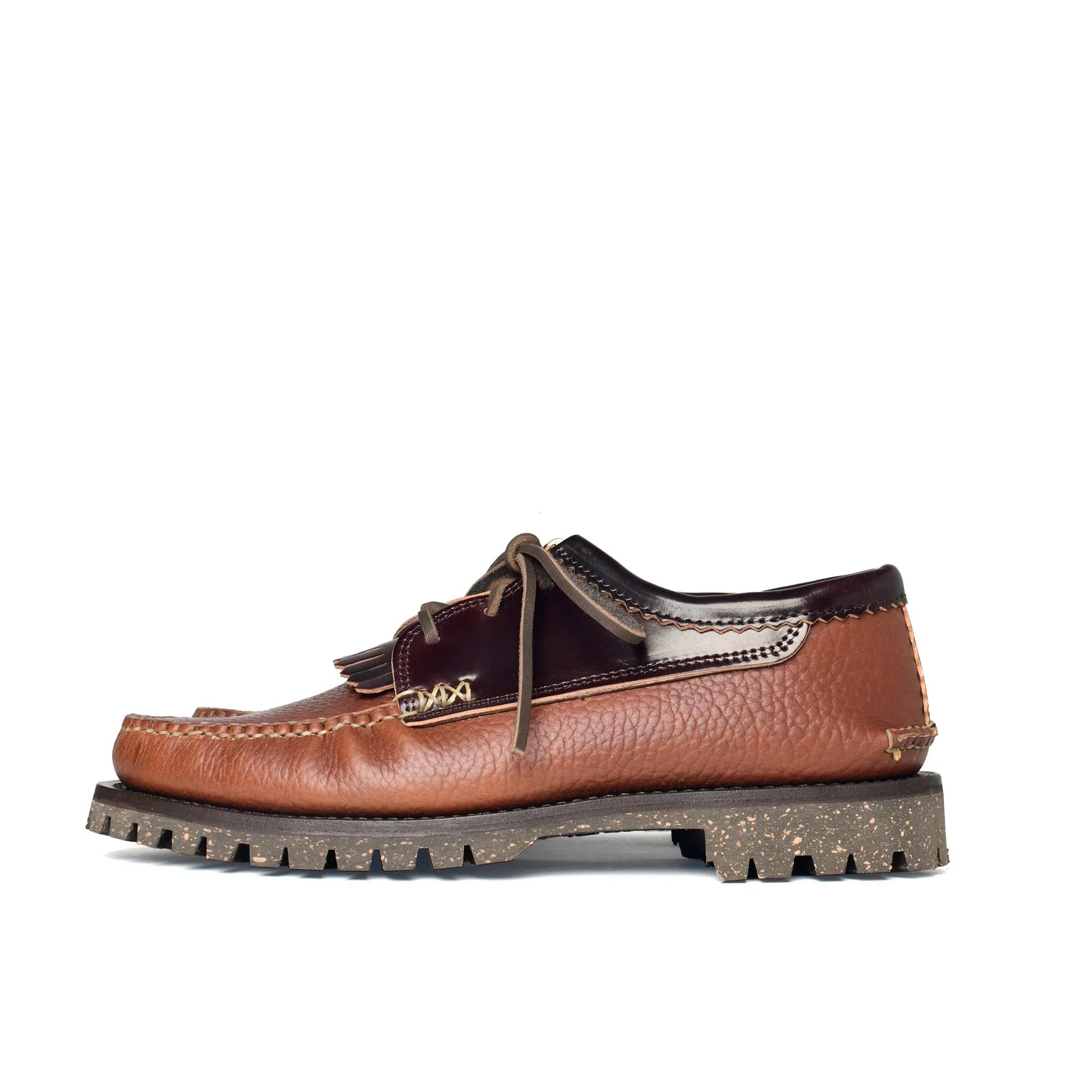 Cordovan Blucher w Kiltie w Cortina Sole - Cordovan x CXL Cordovan Blucher w Kiltie w Cortina Sole - Cordovan x CXL