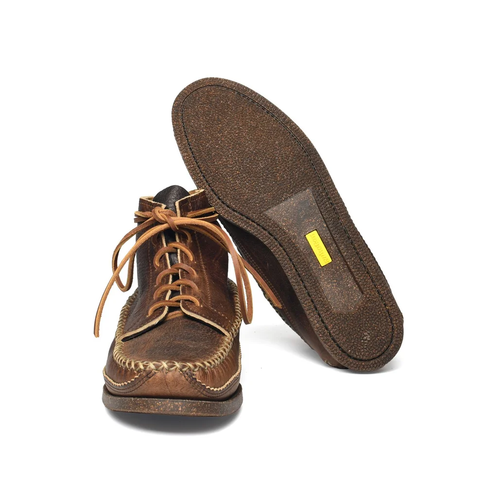All Handsewn Maine Guide 6 Eye DB Boots w Camp Sole - CH  display picture 3