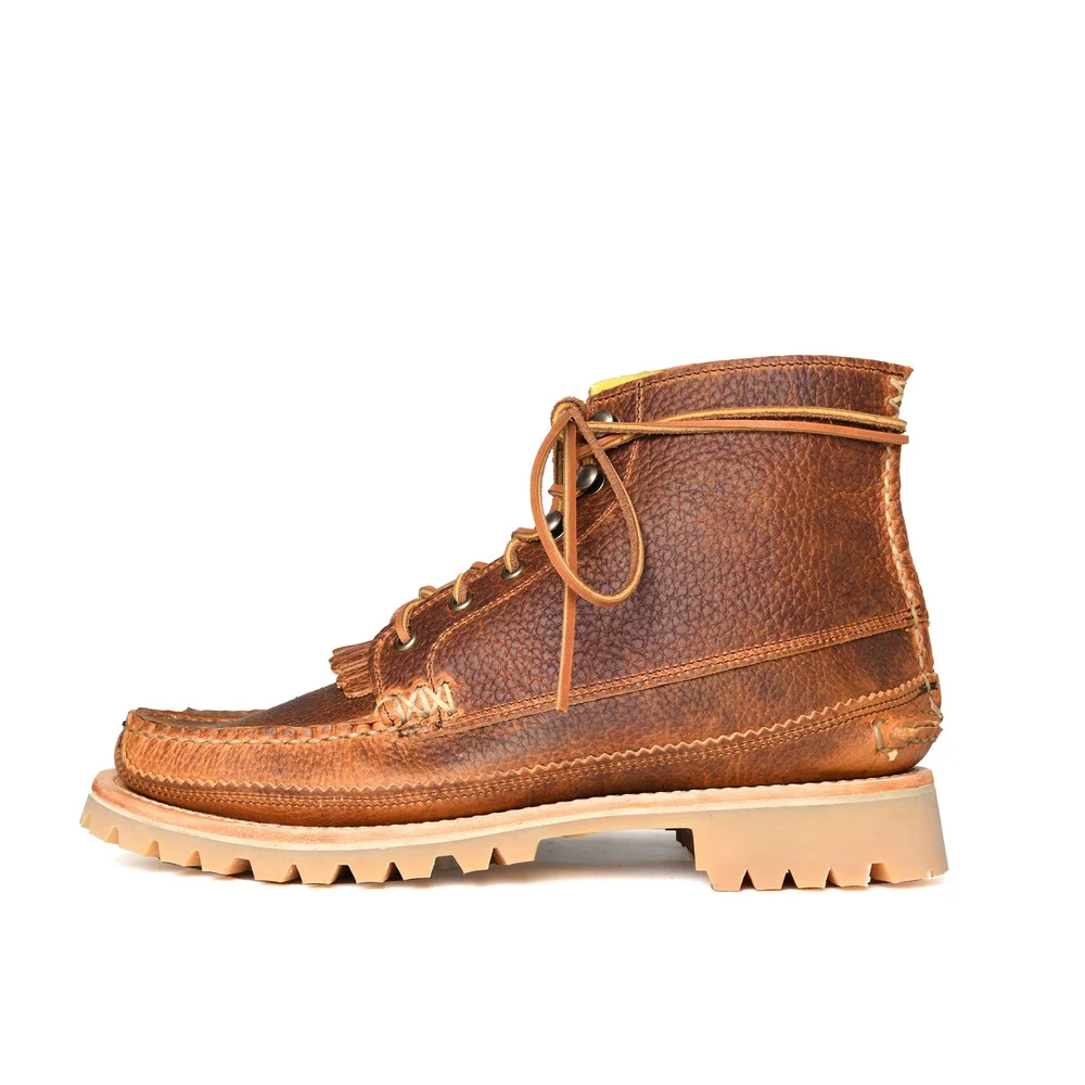 Hand sewn leather boots. Mid top Amazon.com | Myallfeet Men main image 3