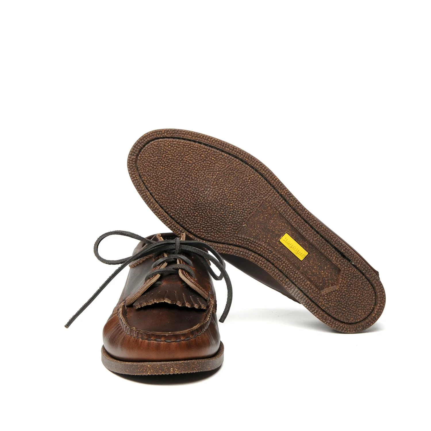 新品 YUKETEN BLUCHER MOCCASIN HORWEEN CXL Blucher with Kiltie with Camp Sole - C Whisky — YUKETEN