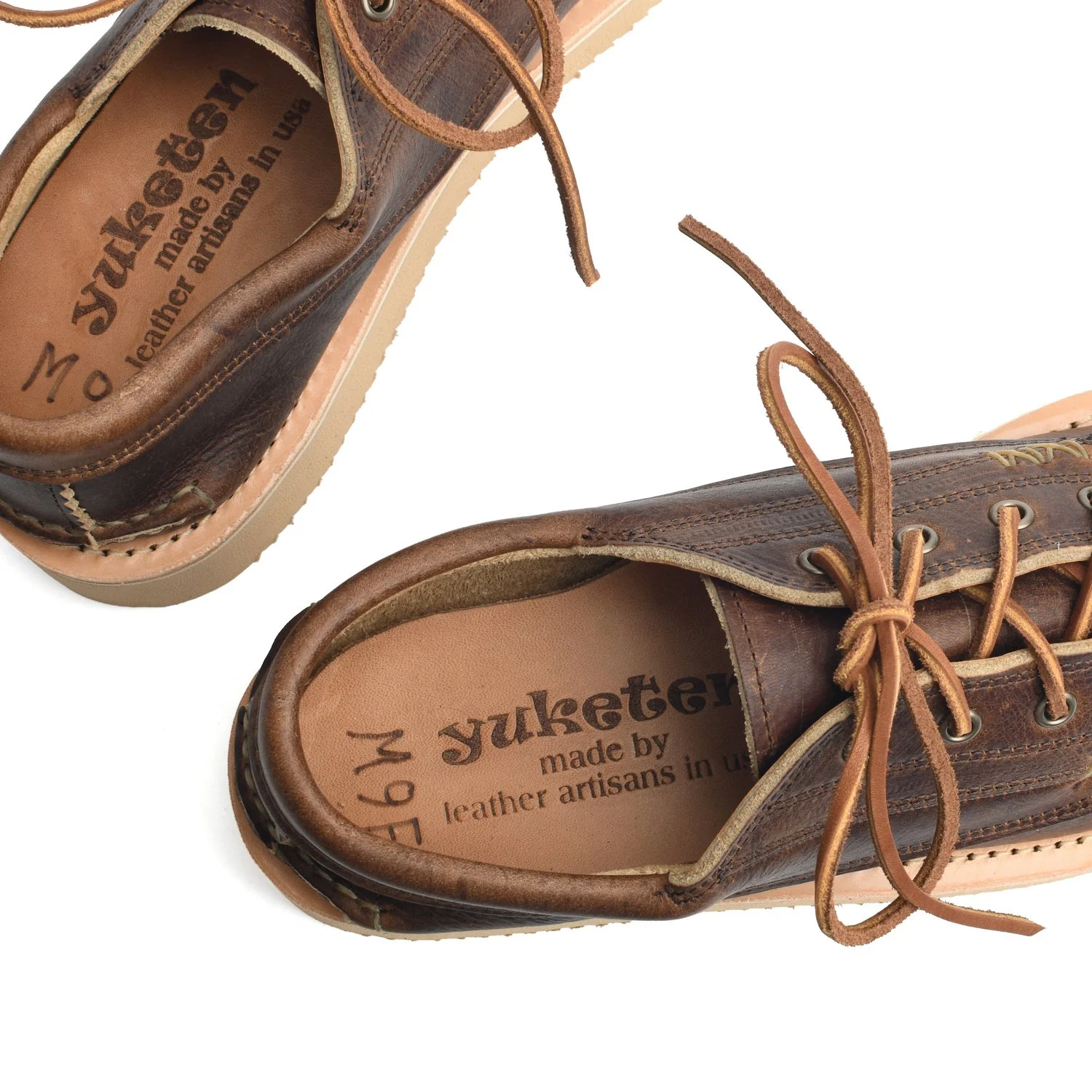 靴 yuketen Angler Moc 26.5 Angler Moc w/ 2021 Sole - CH Brown — YUKETEN