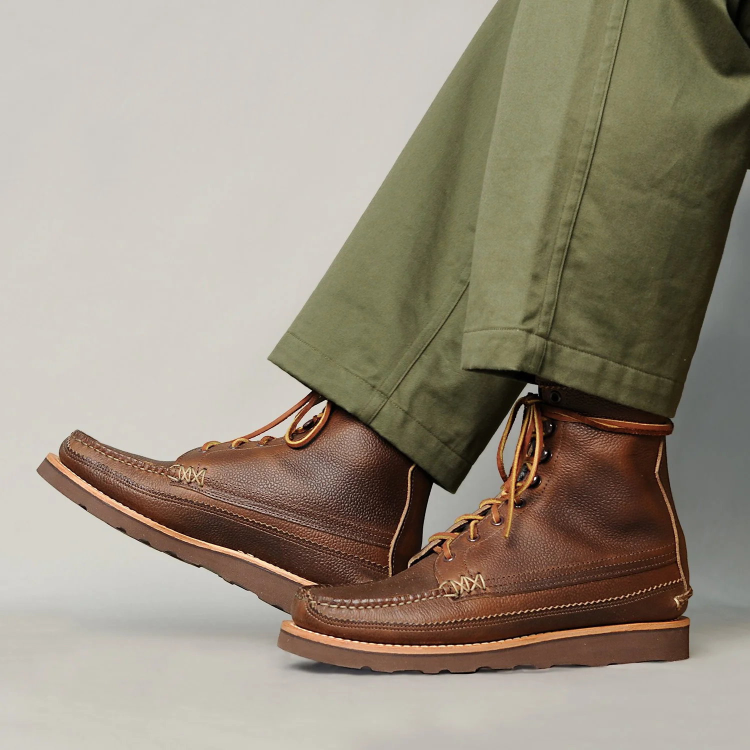 試着美品　YUKETEN ユケテン Maine Guide Boots All Handsewn Maine Guide DB Lace to Toe Boots with 2021