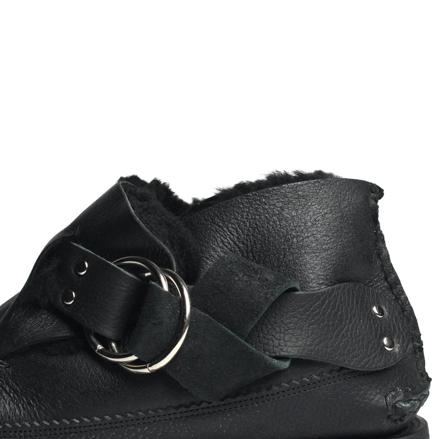 Ring Boots DB w/ 2021 - Antique Sheep Black — YUKETEN