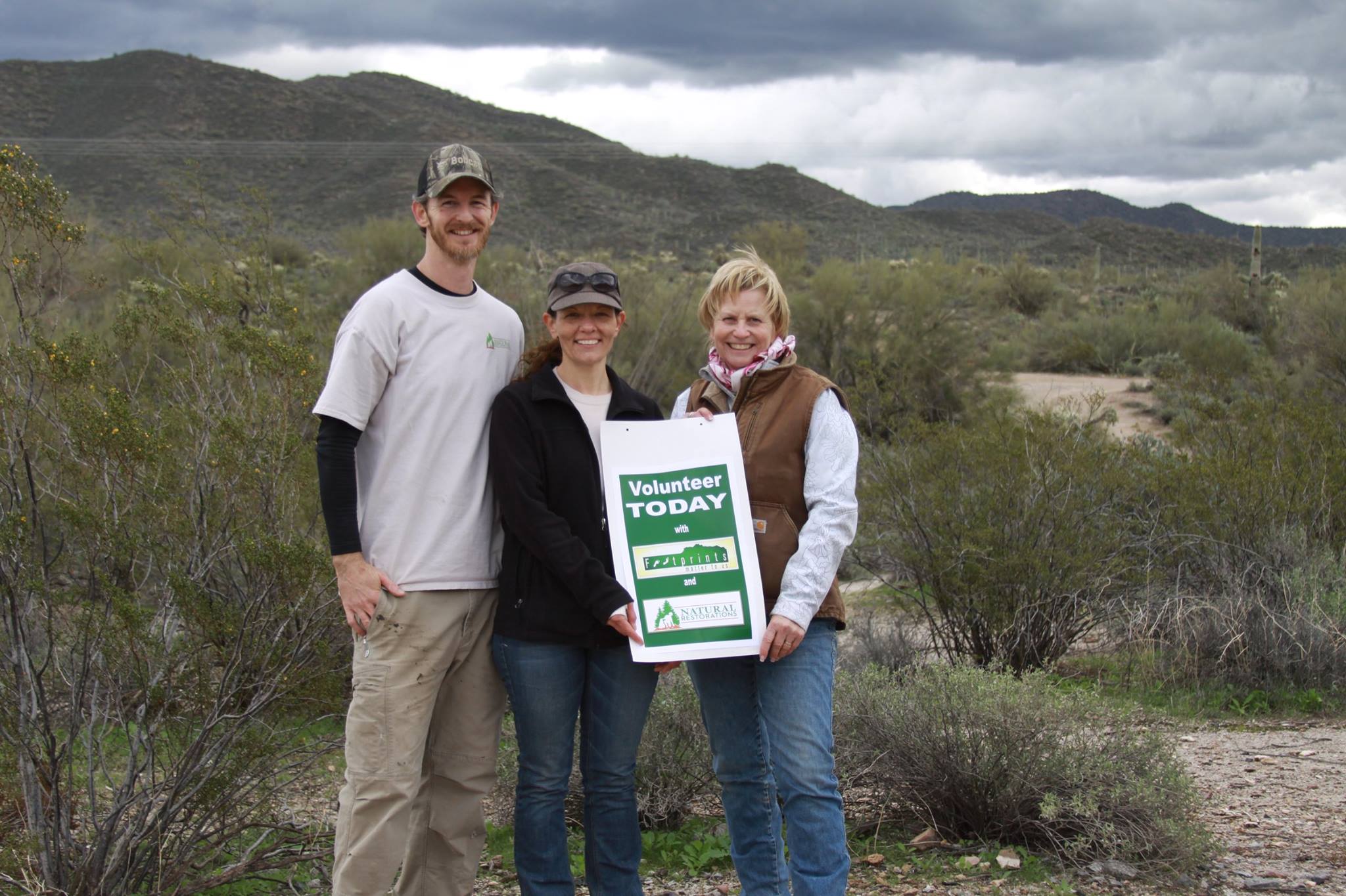 Justin & Nicole Corey from Natural Restorations and Sue Schaffer from Footprints Matter to Us