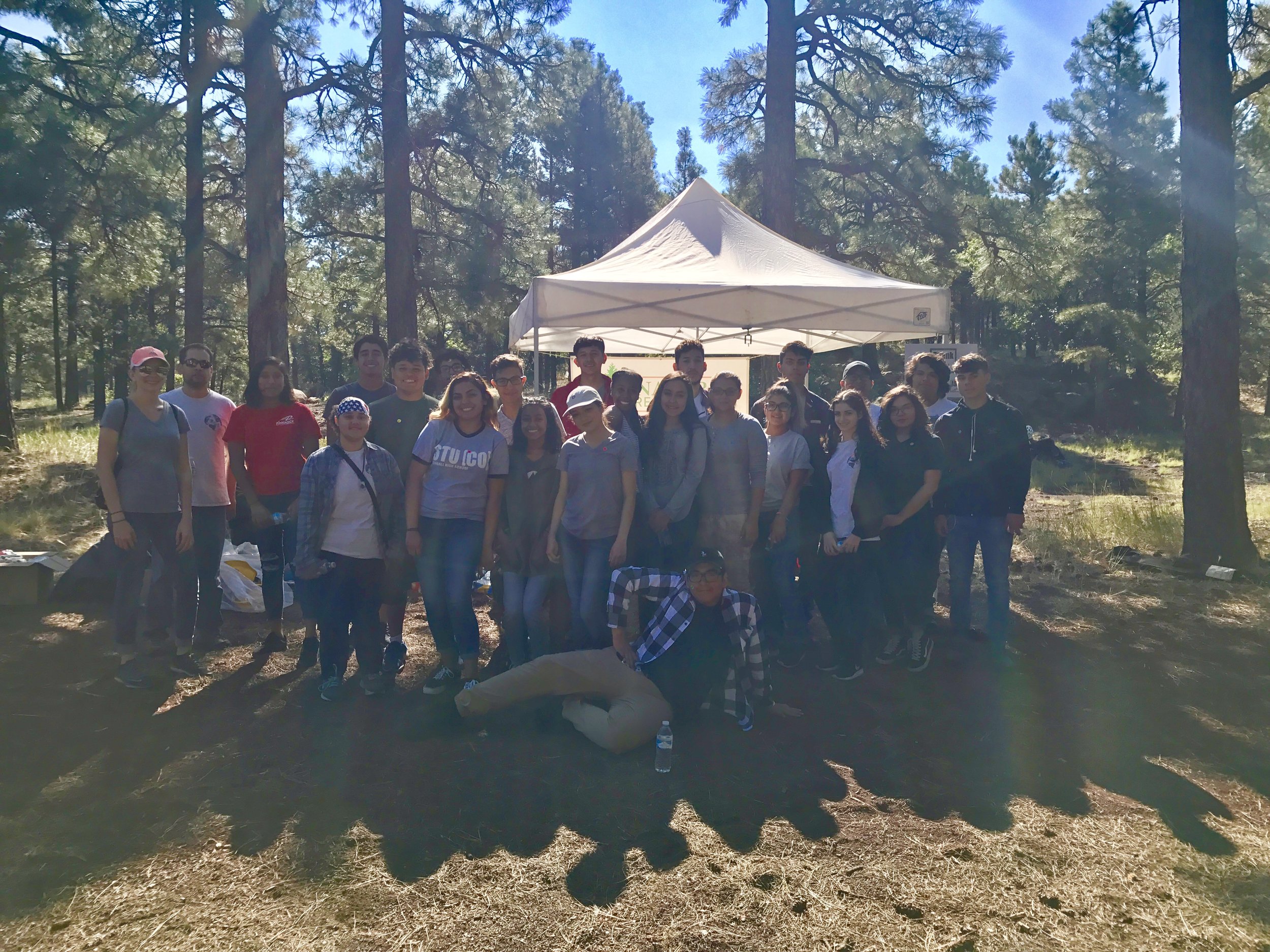 Glendale Conservation Society High School Students - 9/10/17 Cleanup