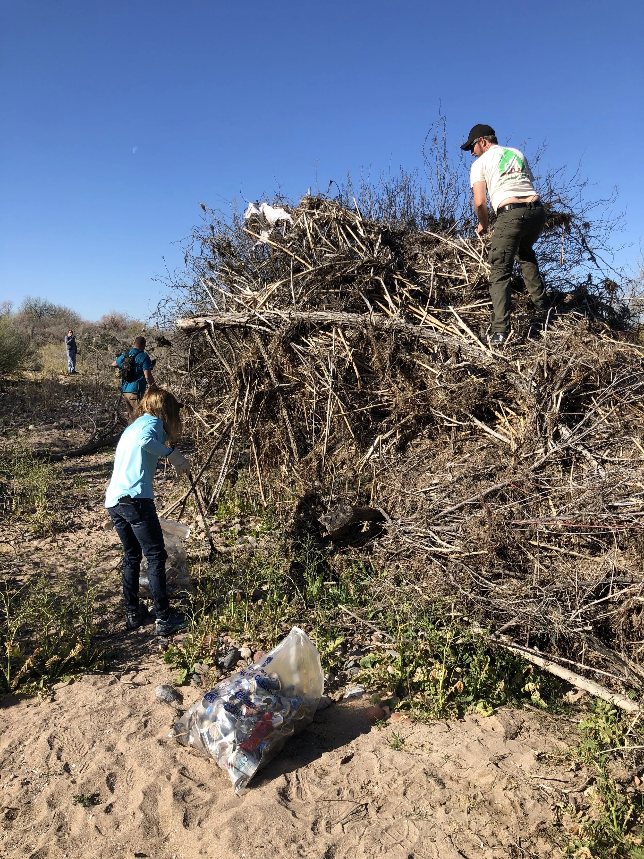 Photo shared with permission from volunteer.