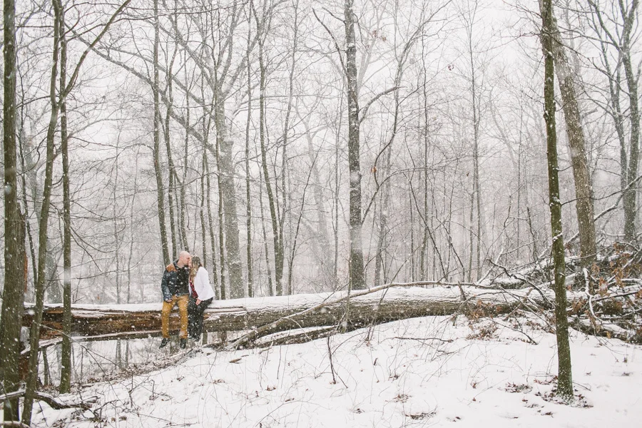 Engagement Session in the snow