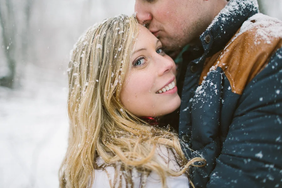 Engagement Session in the snow