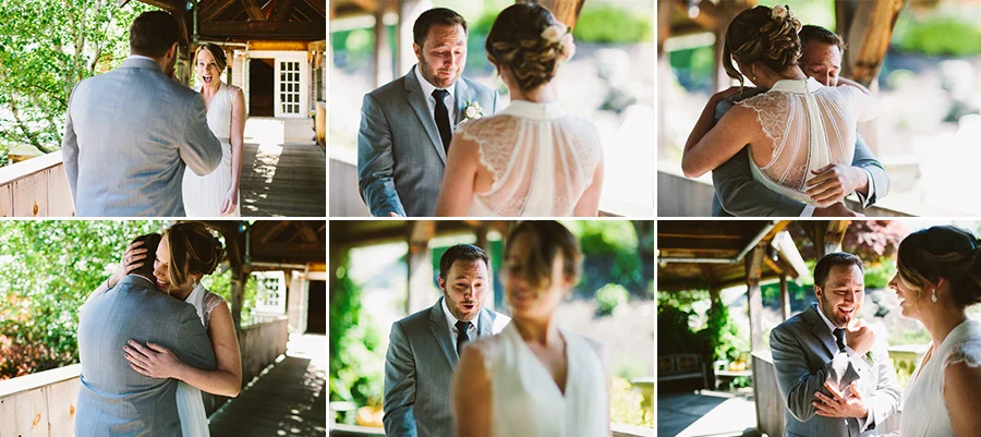 Emotional Wedding First Look