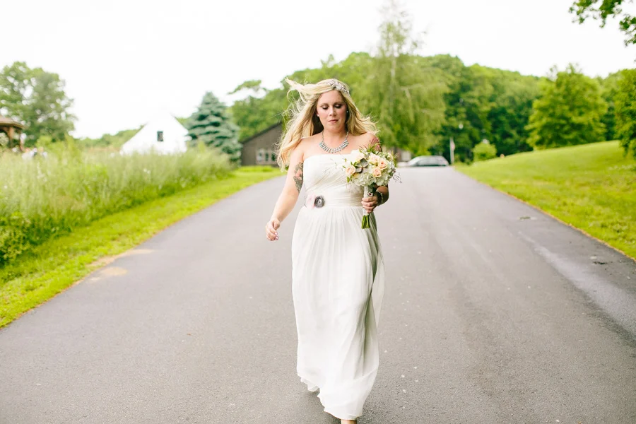 Rustic New England Bride