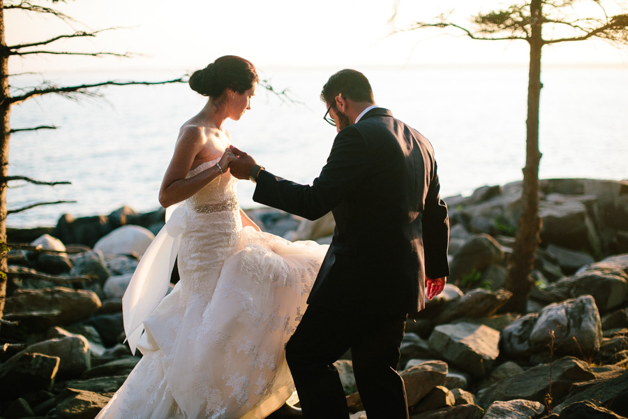 Stephanie + Matt Midcoast Maine Wedding — Zac Wolf