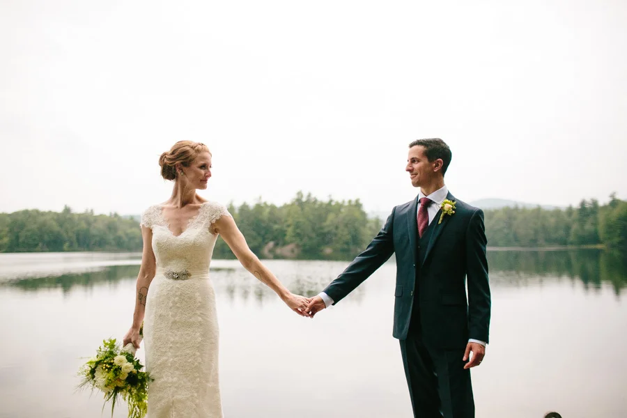 New England Summer Camp Wedding Portraits