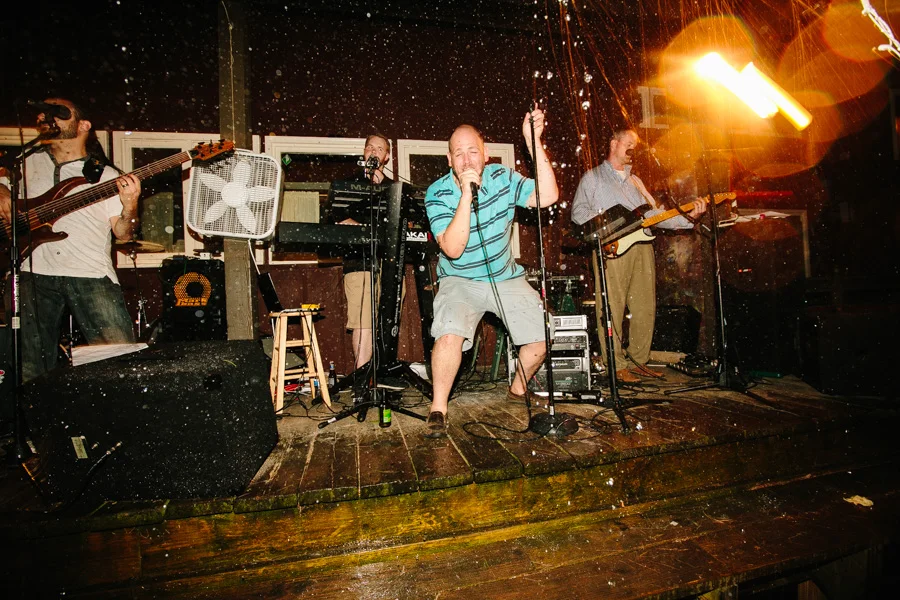 New England Summer Camp Wedding Reception