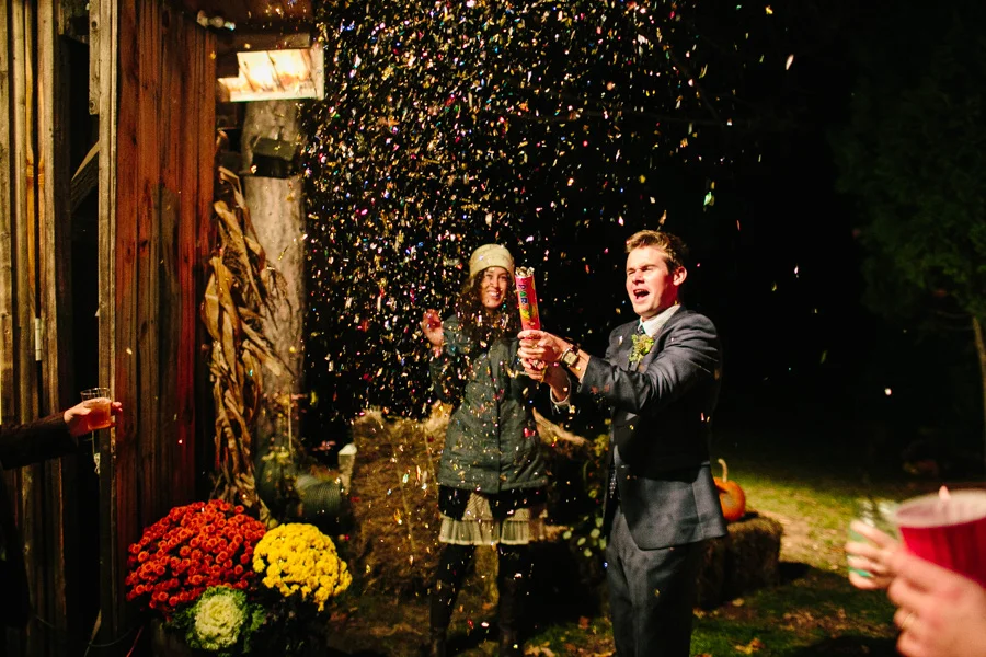 DIY New Hampshire Wedding Reception