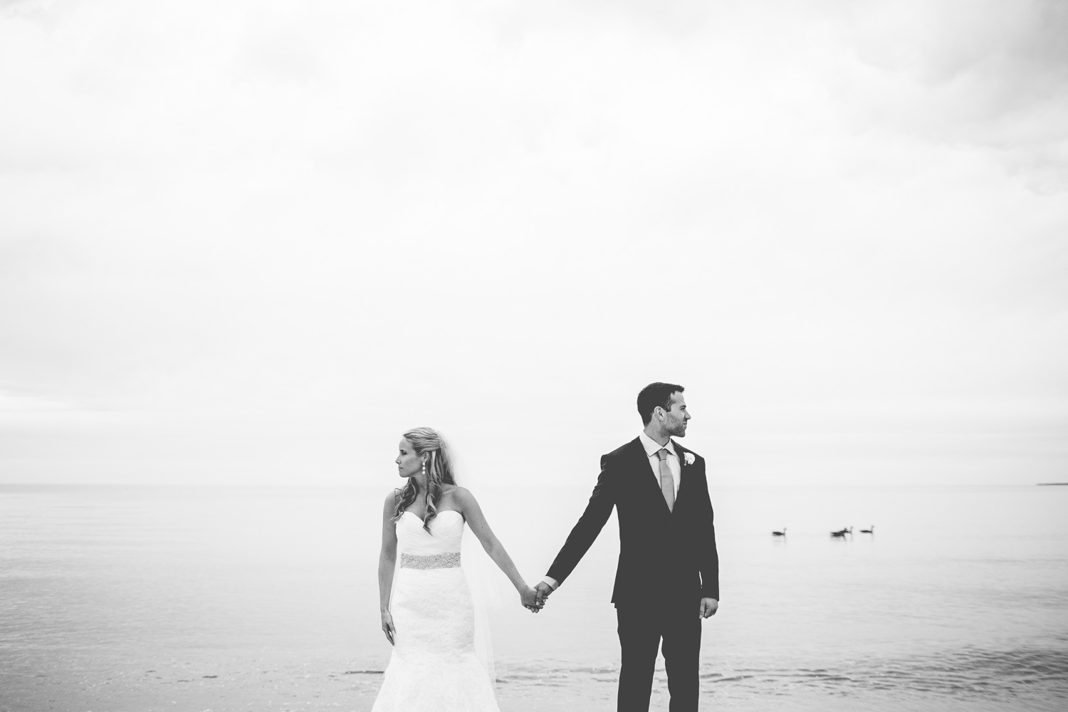 Artistic Cape Cod Wedding Portrait