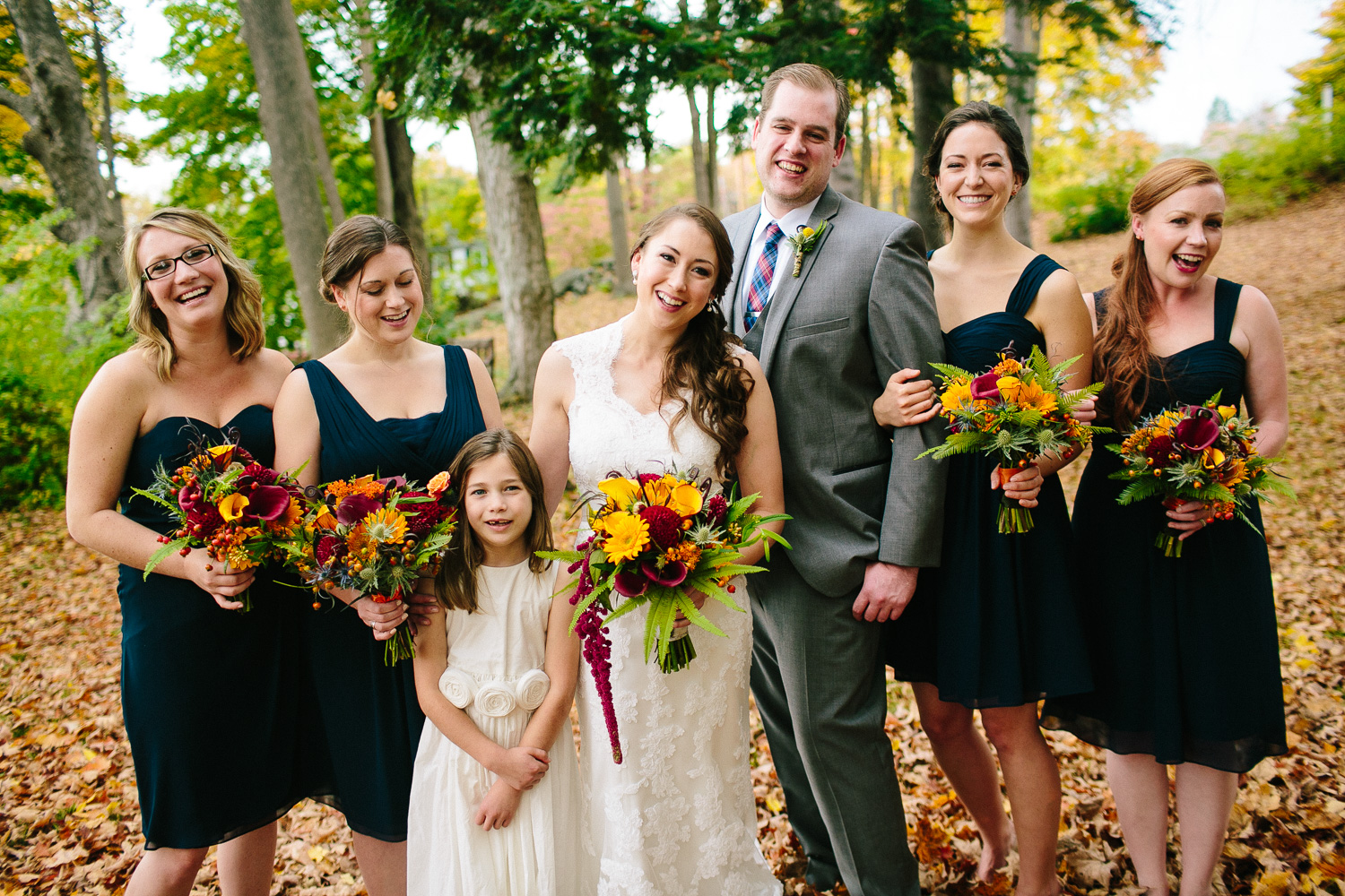 Fall Wedding Party