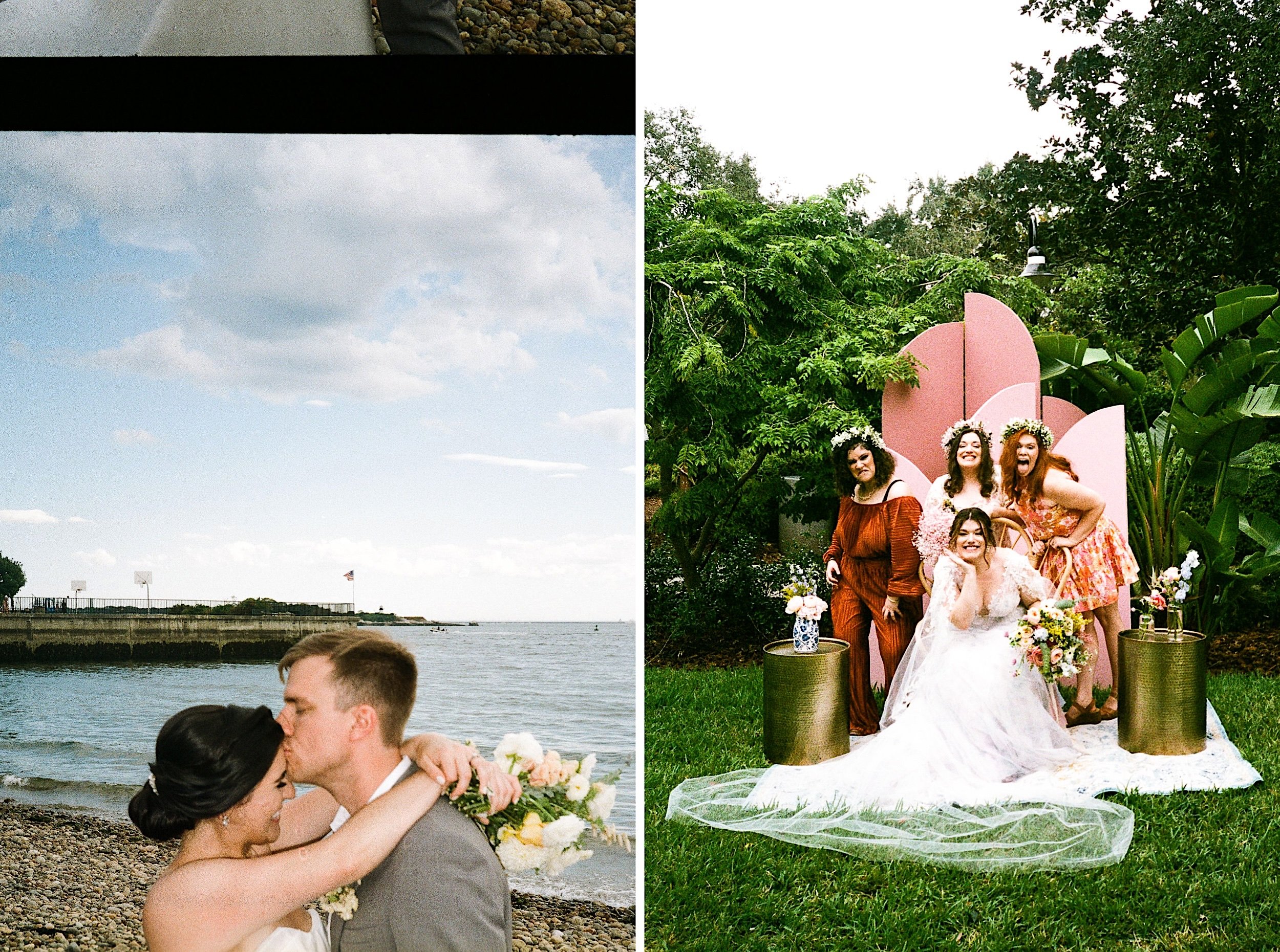 Film-ZacWolfPhoto-3-5_Film-ZacWolfPhoto-3-4_Florida Bridesmaids_Bride and groom kissing on beach.jpg