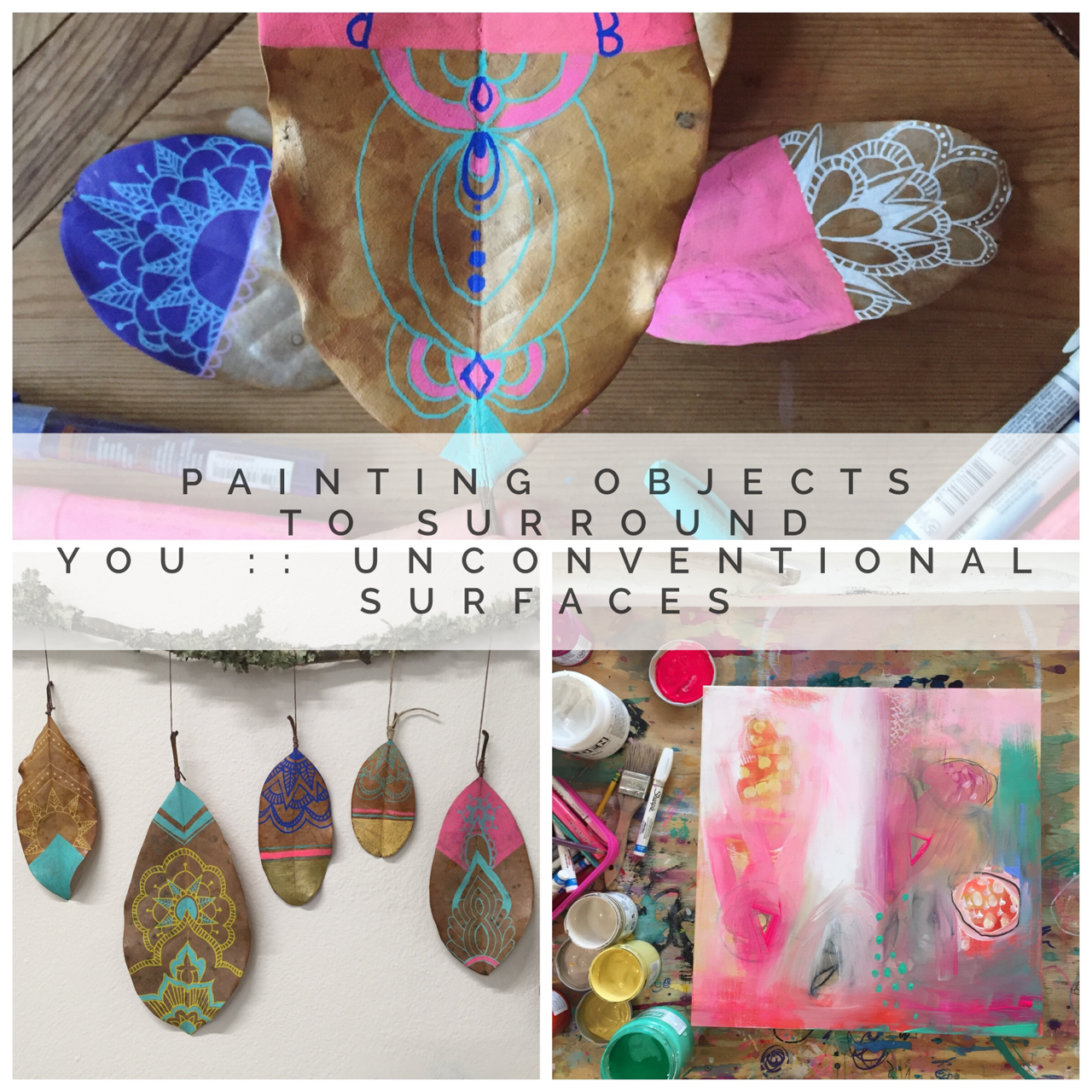 $39 Unconventional Surfaces: Painting Workshop