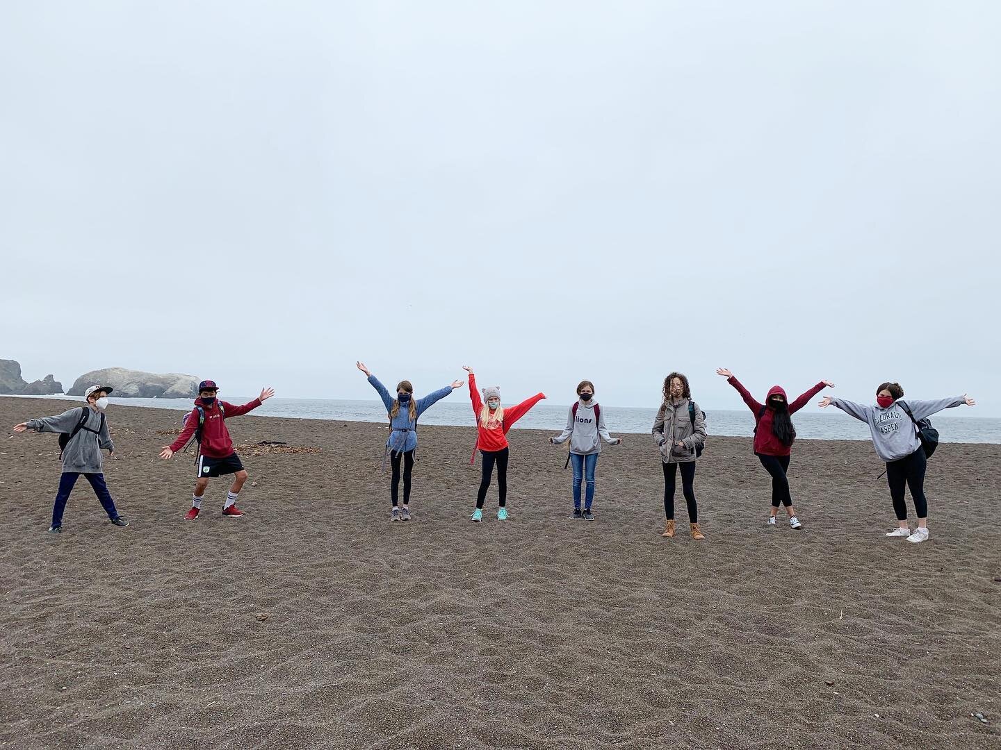 Day One of [Socially Distant] Excursion Week was a huge success! Forum groups convened all over the Bay Area in beautiful-- if a bit foggy-- outdoor locations to reconnect in person for the first time in months, and new sixth graders were together wi