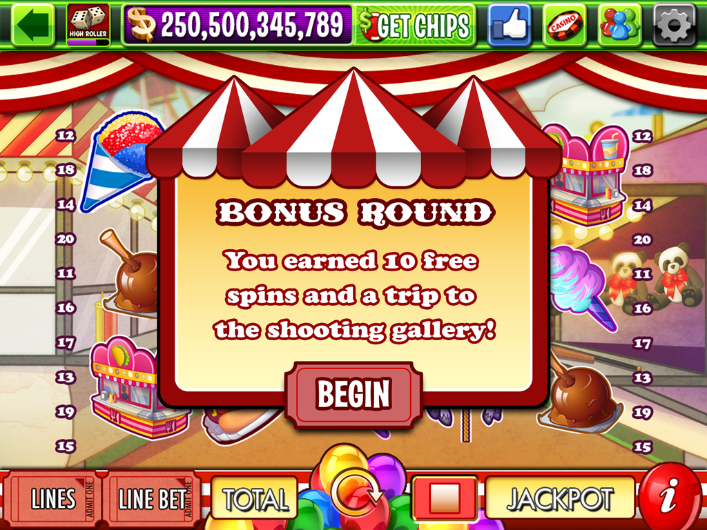 Fortune Carnival - Bonus Round Pop-up Dialog