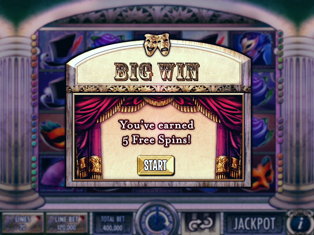 Midnight Soirée - Big Win Pop-up Dialog
