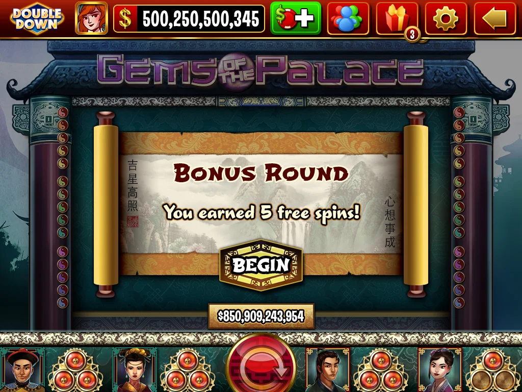 Bonus Round Pop-up Dialog