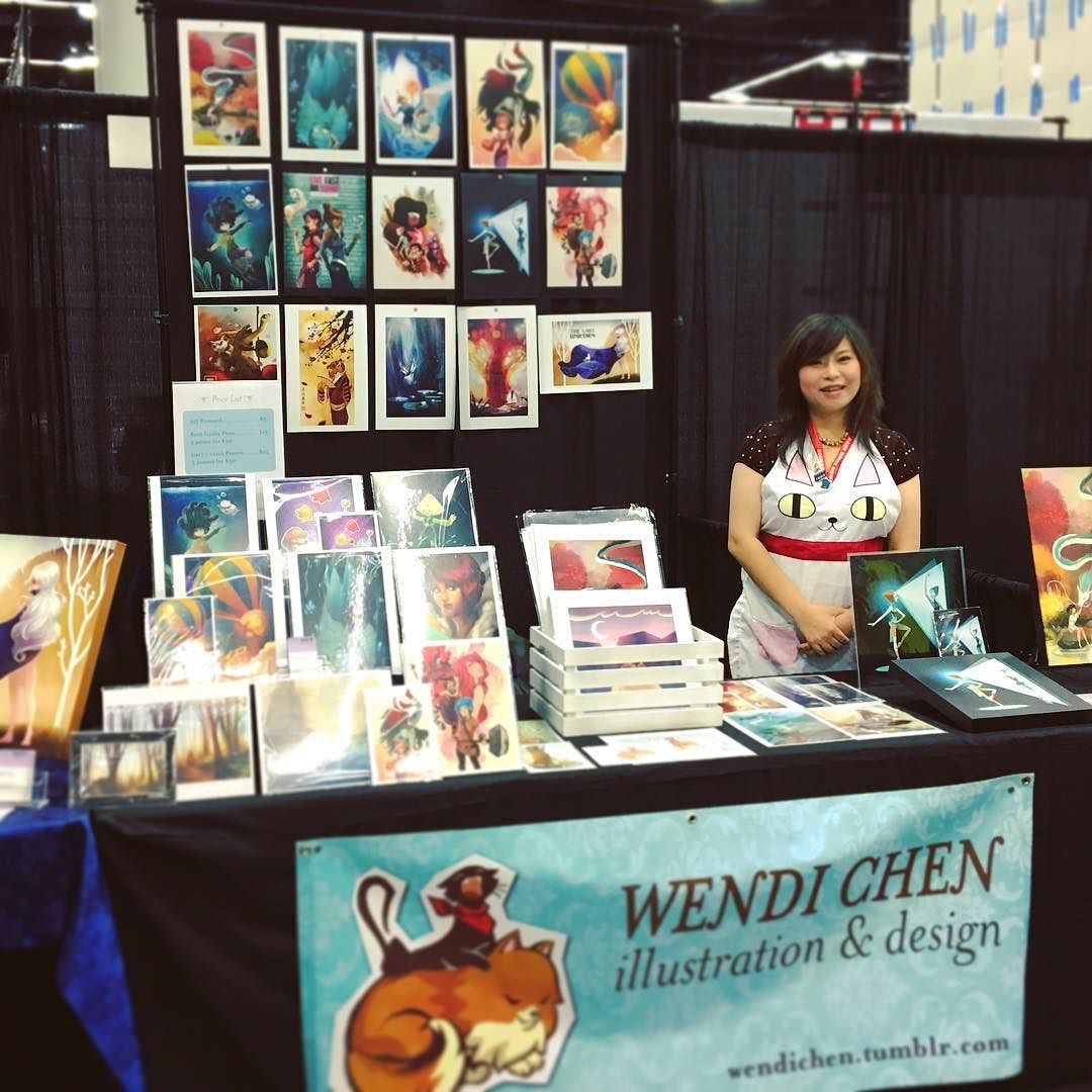 My RCCC booth set-up