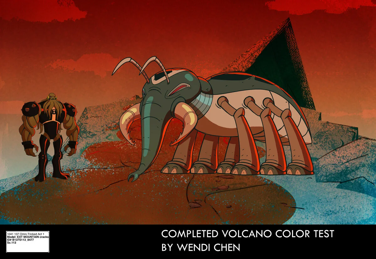 Creature Color (Volcano Lighting)