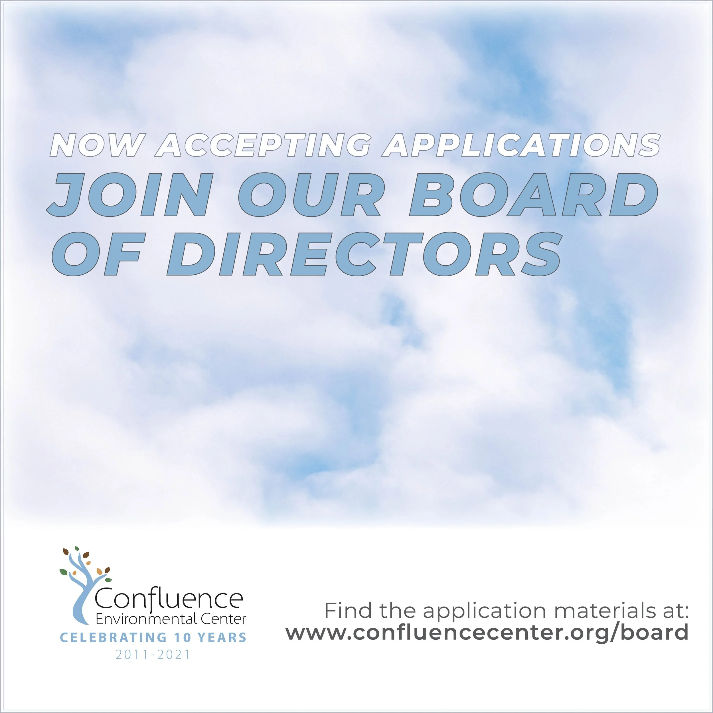 We're recruiting Board Members! 