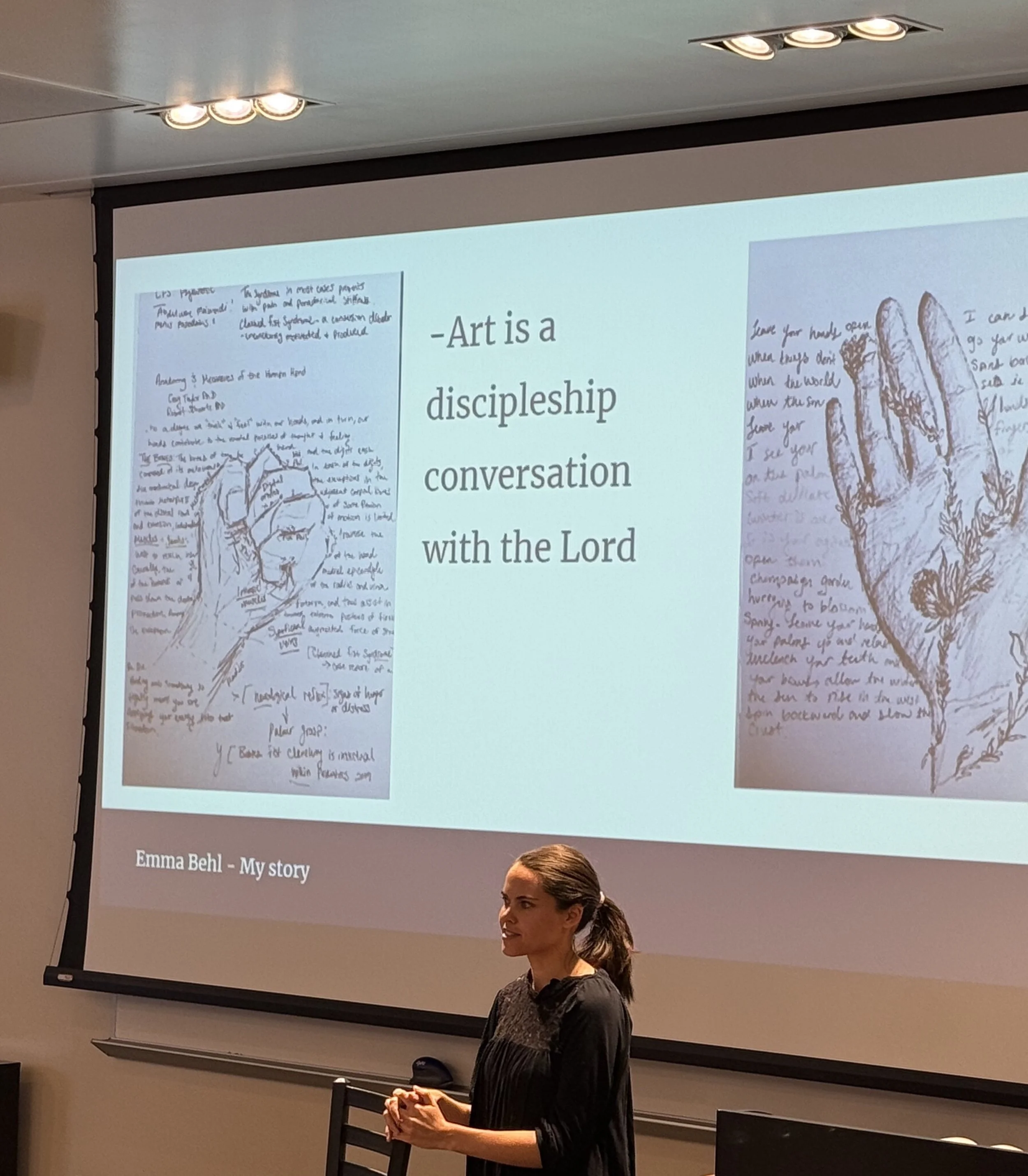 Galina Hitching and Emma Behl Presented at CCU
