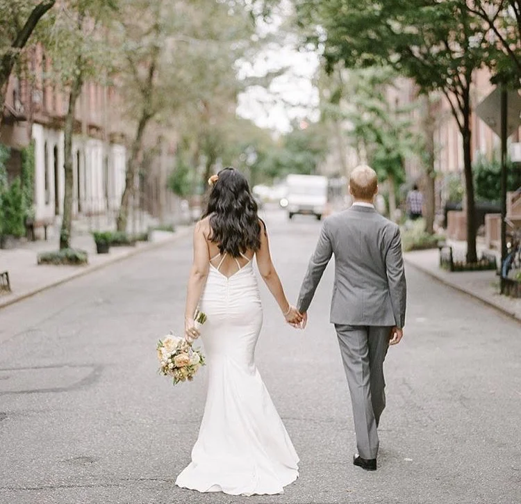  Fabulous Waves for Bride Marina.  Wedding in Soho.  Featured on the Knot Magazine. 