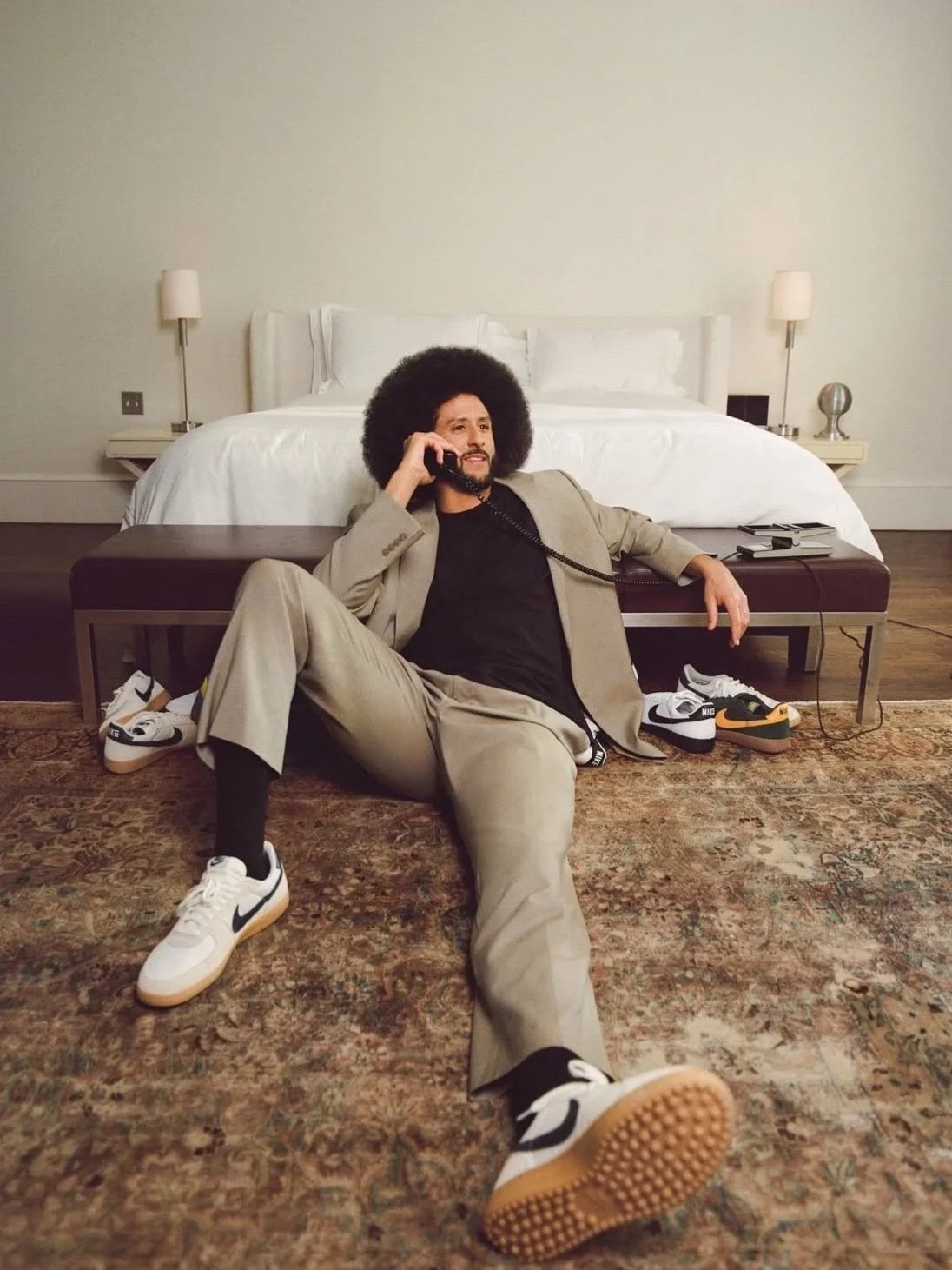 Nike Shoot/ Colin Kaepernick men makeup nyc 