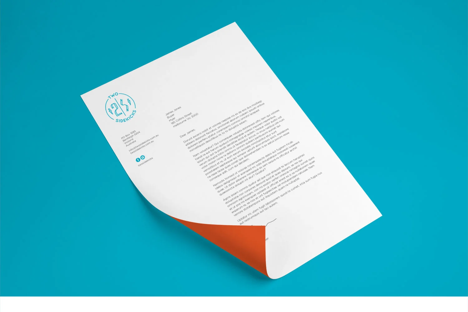 two sidekicks letterhead