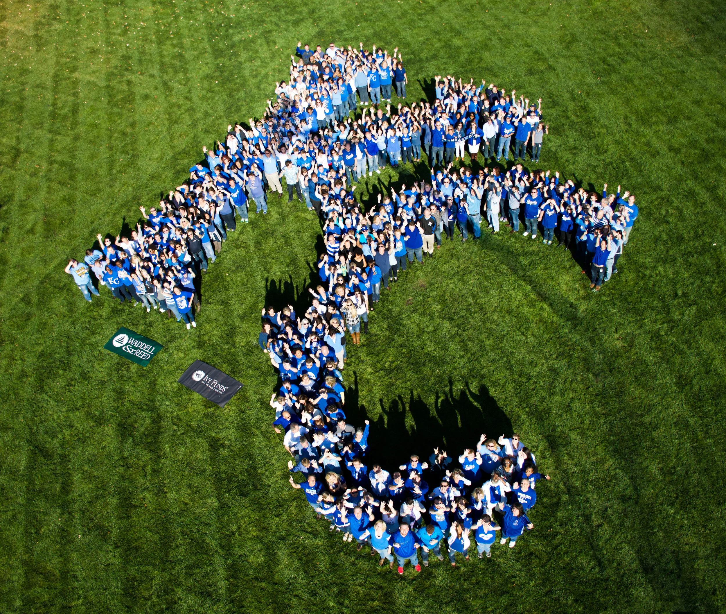 Waddell&Reed/Ivy Funds human KC Royals logo