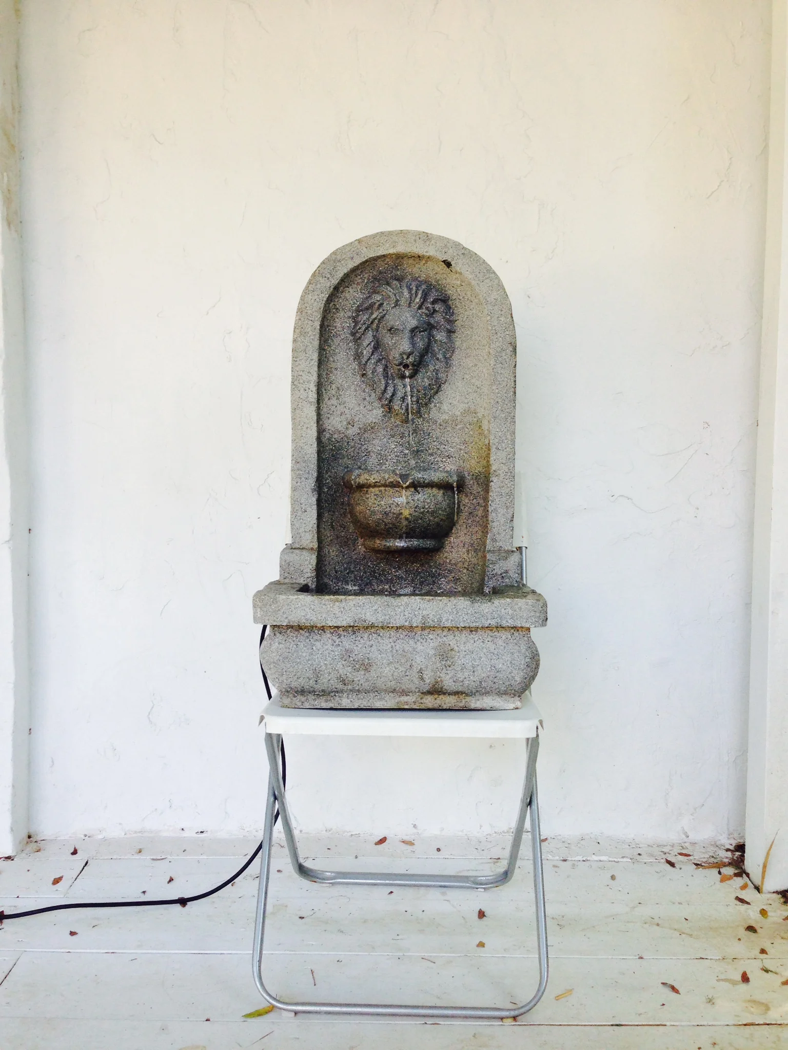 fountain W16" H28" D12"