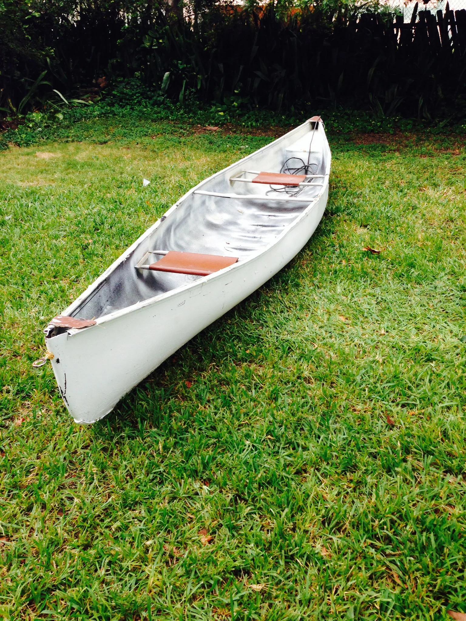 vintage canoe 12' long