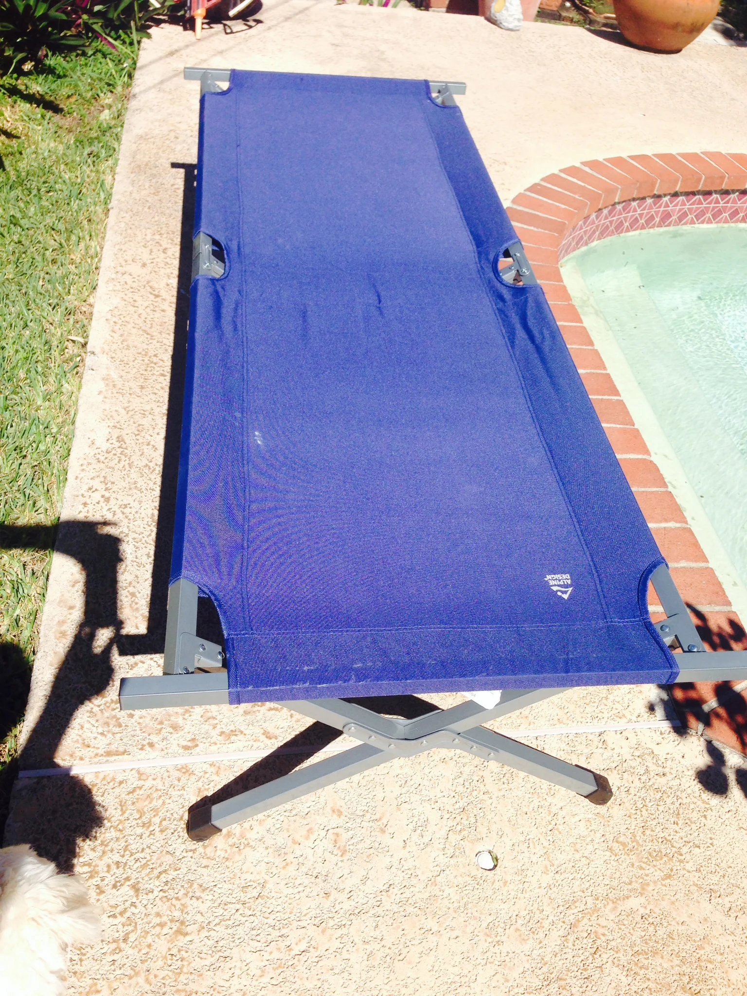 Blue camping beds (2)