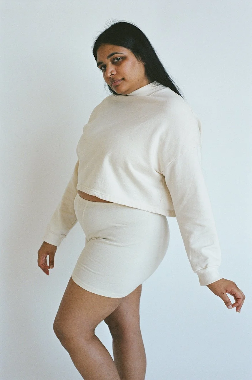 natural fleece top stretch shorts 3.jpeg
