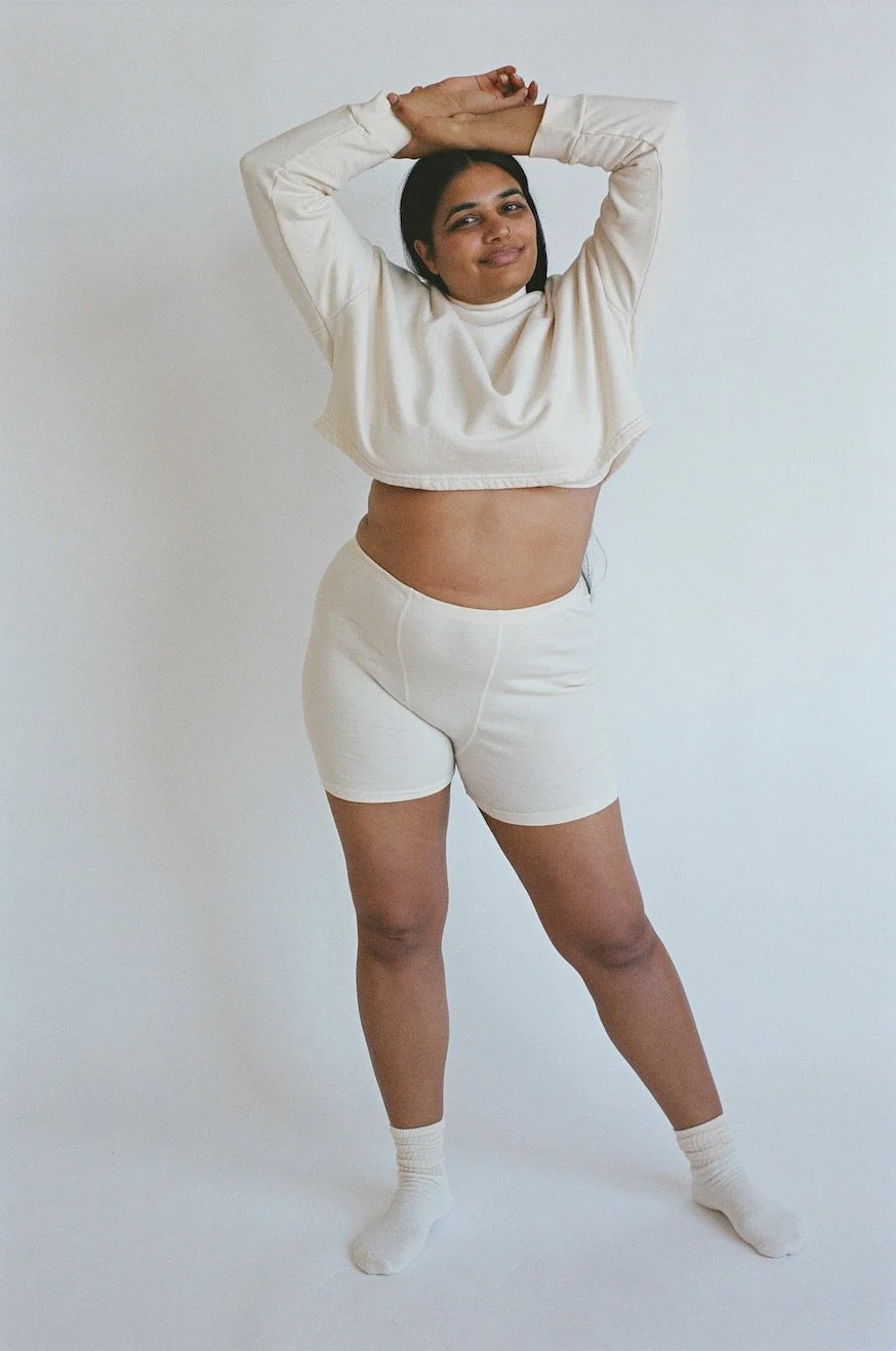natural fleece top stretch shorts 2.jpeg