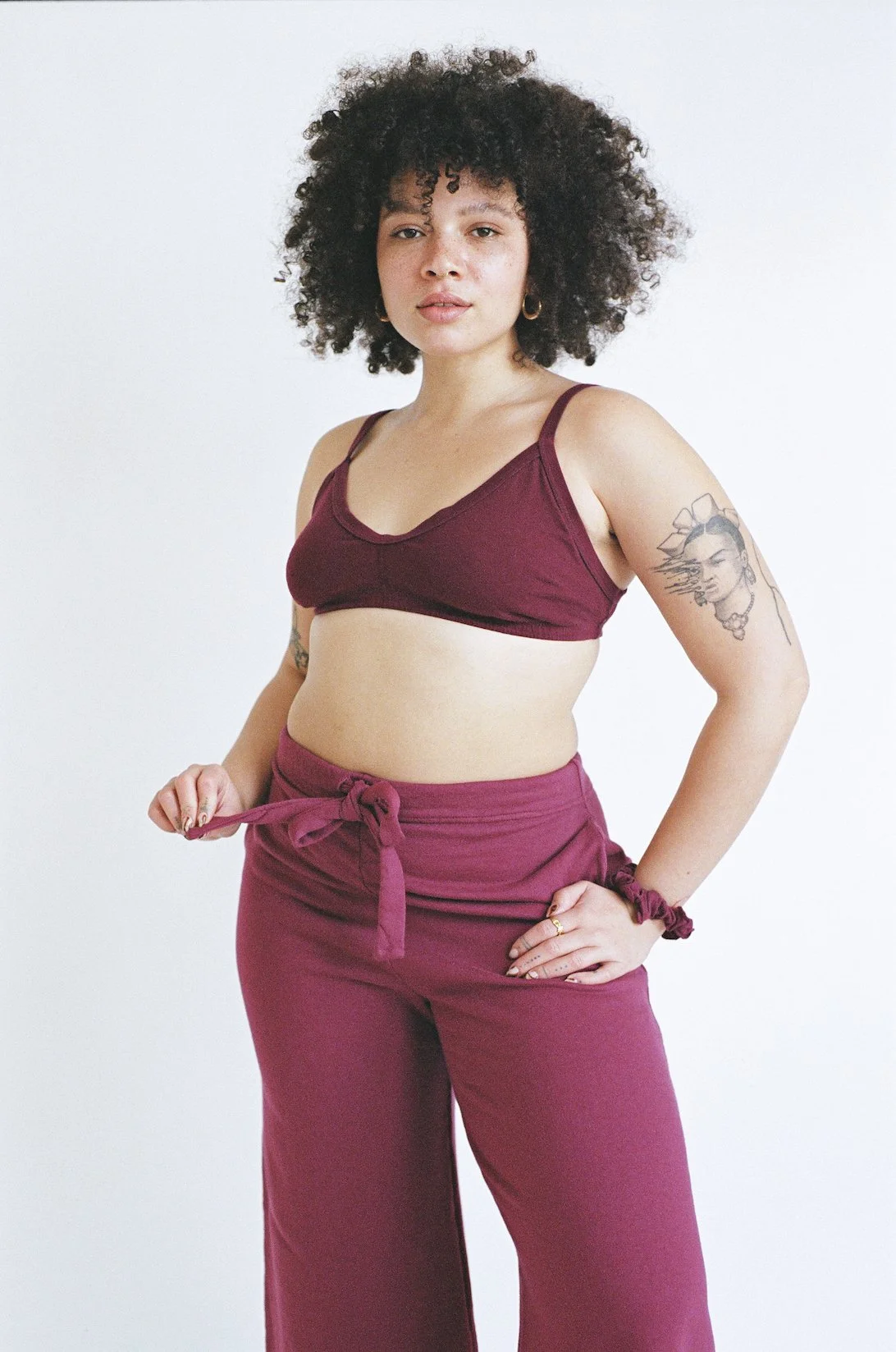 wine smile bra fleece pants 3.jpeg