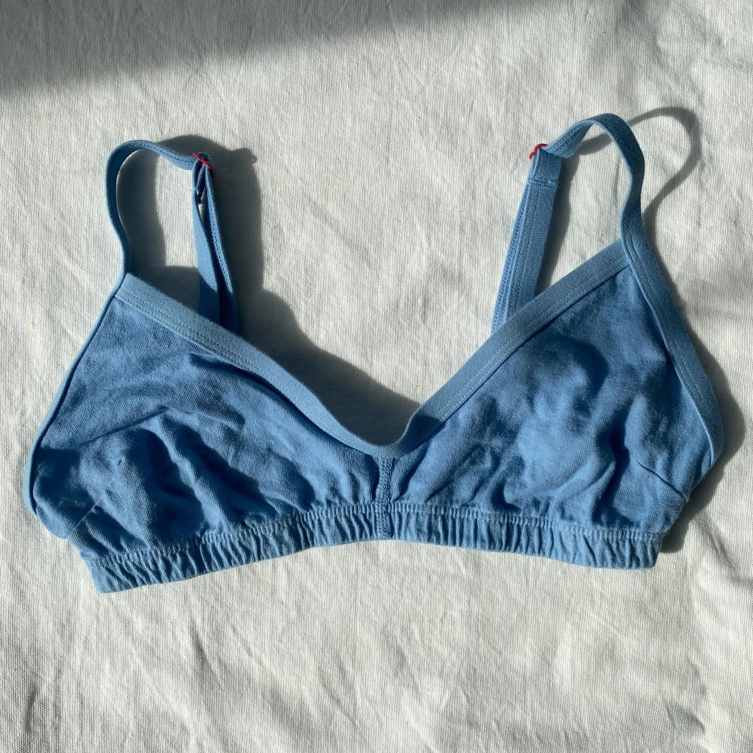sky blue smile bra