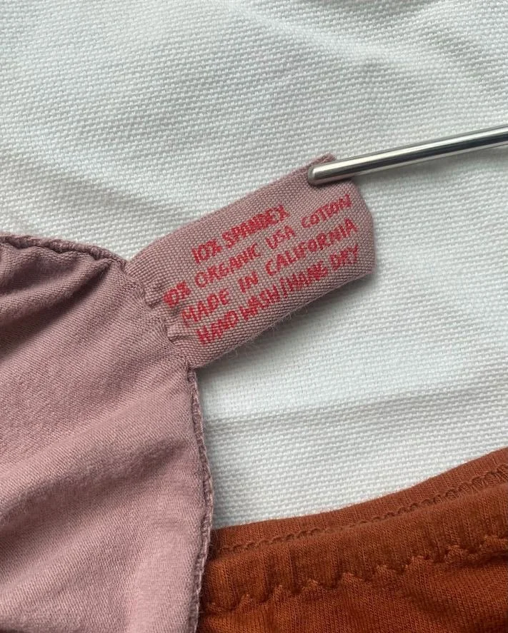 spandex organic cotton high rise underwear — PANSY