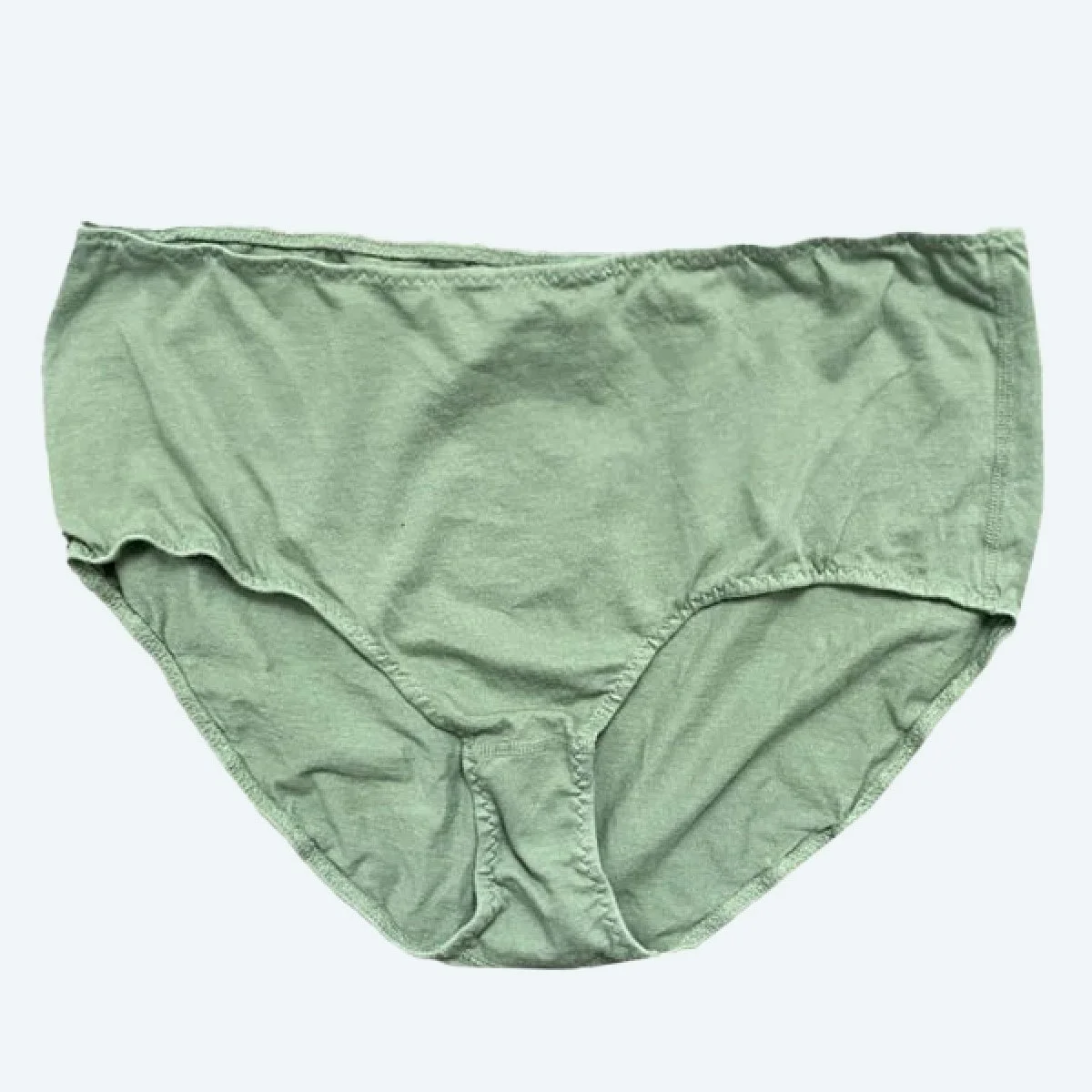 Flat view of Pansy high-rise underwear in Mermaid.