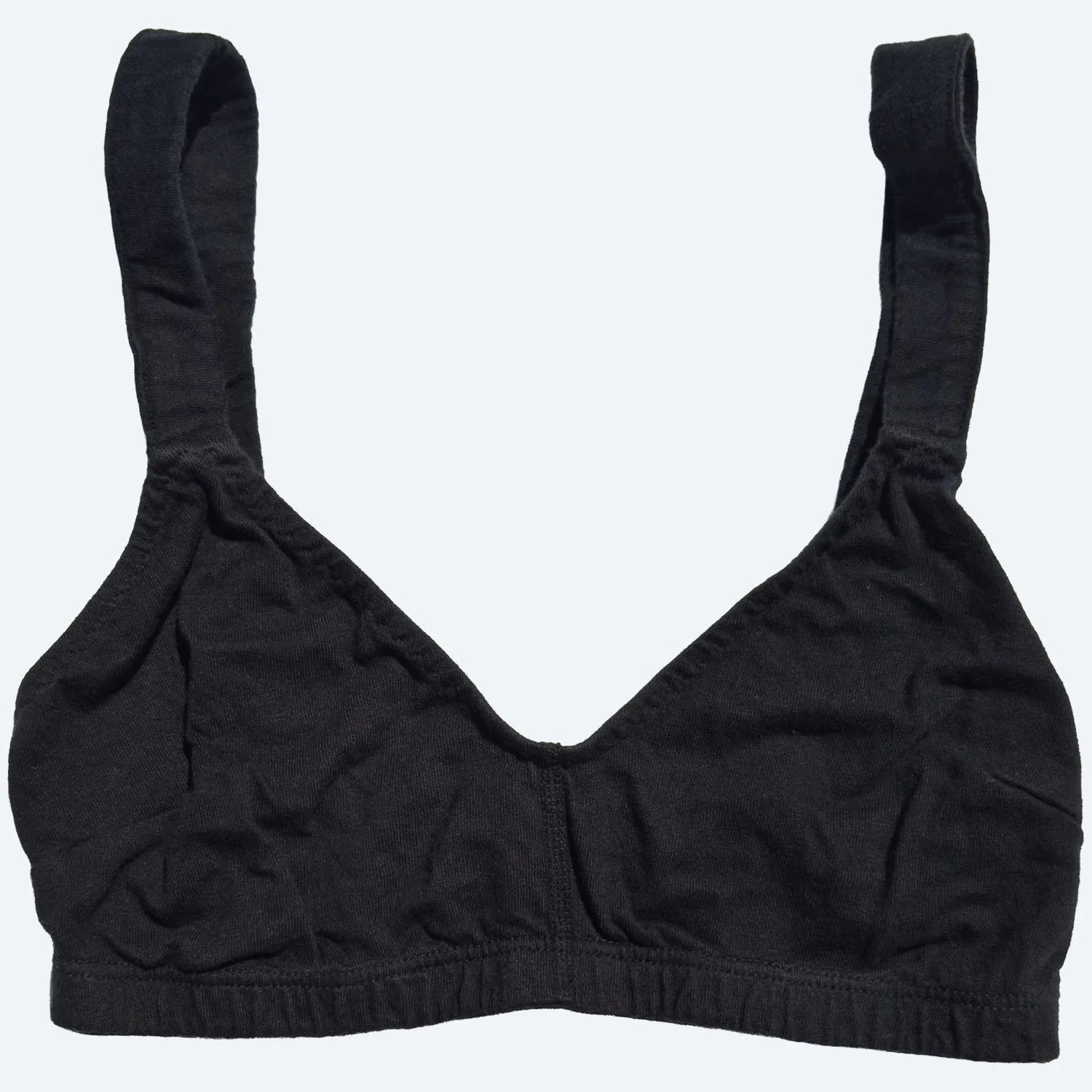 black full bra organic cotton
