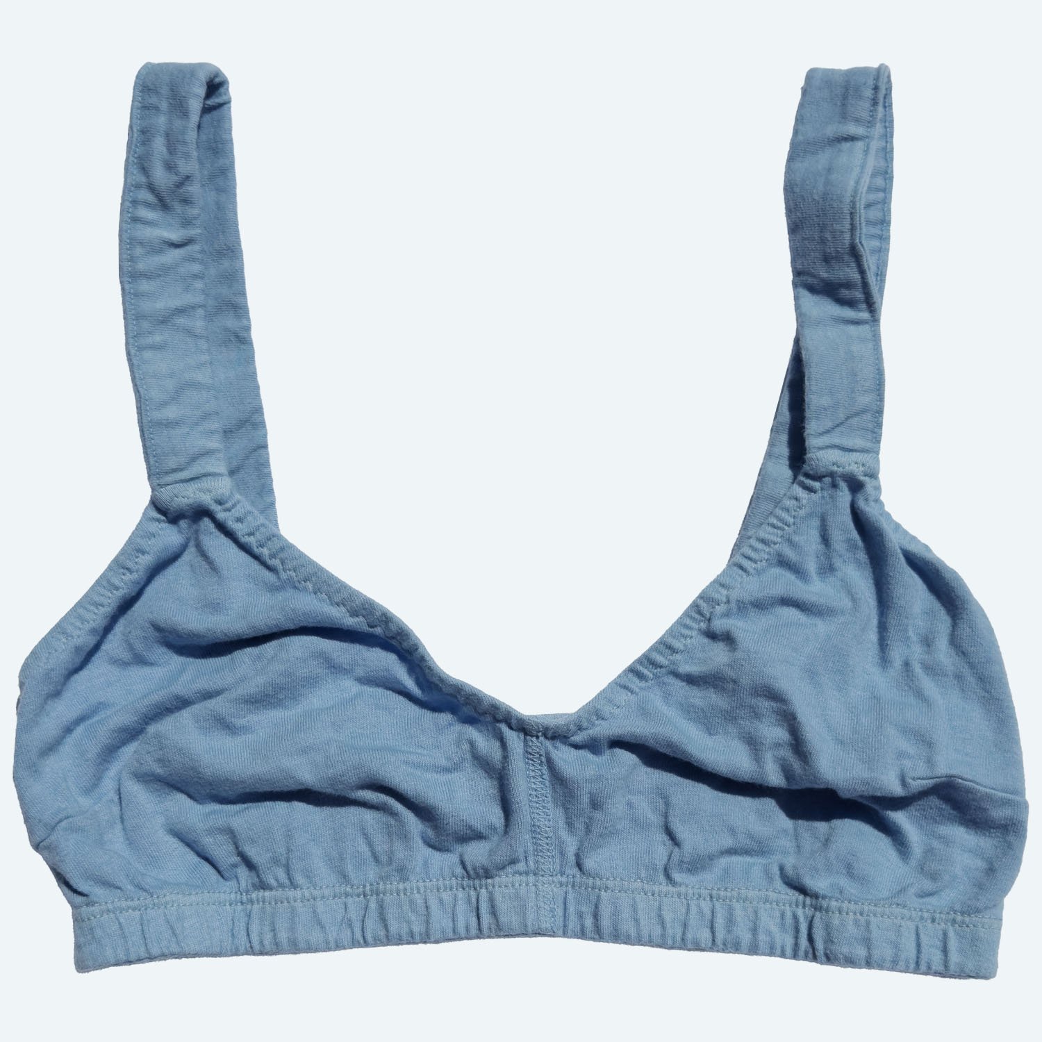sky blue full bra organic cotton