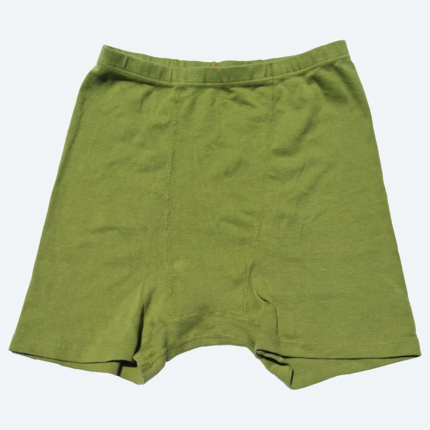 moss green stretch shorts boxer briefs organic cotton made in USA