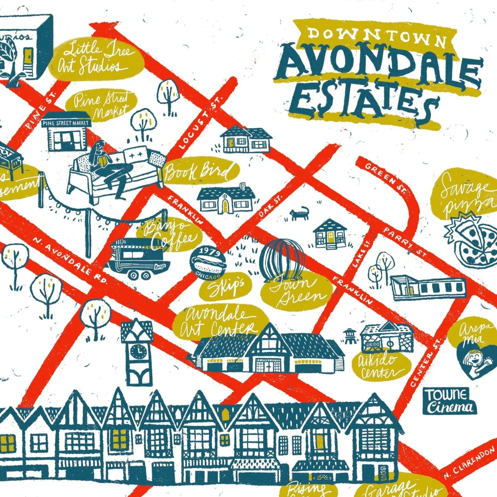 Map of Avondale Estates